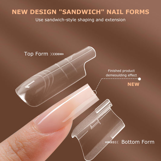 C12rtive close-up of transparent top form with positioning lines for precise placement