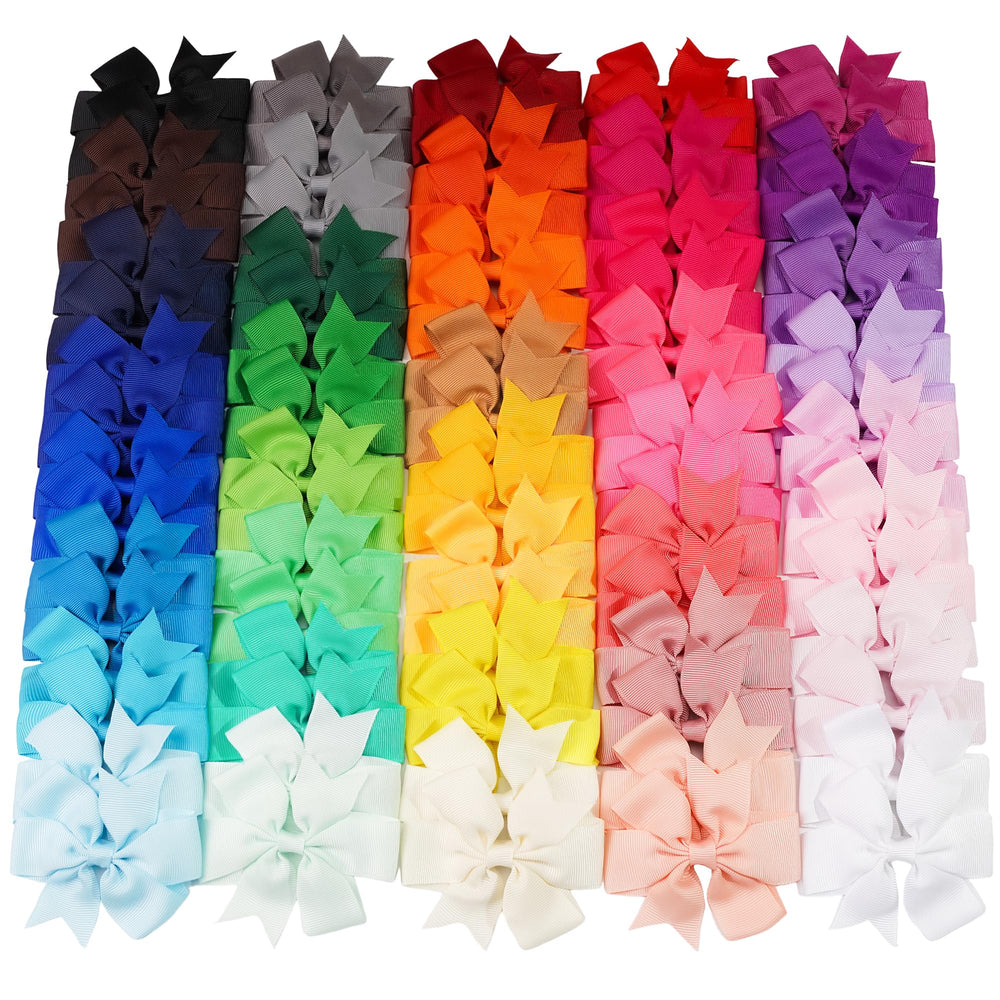 CÉLLOT front packaging showing 80 hair bows and organized pairs for easy selection