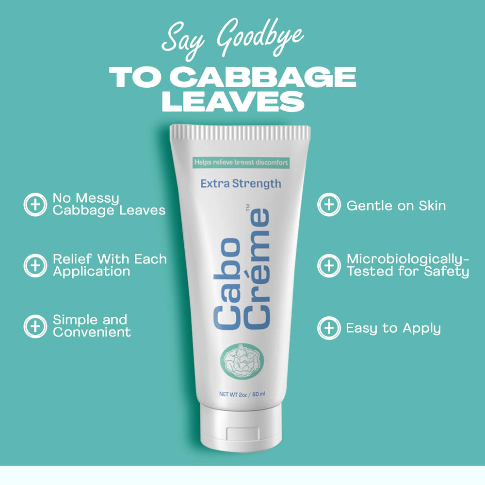 CaboCréme cabbage extract ingredient label highlighting natural concentrated support