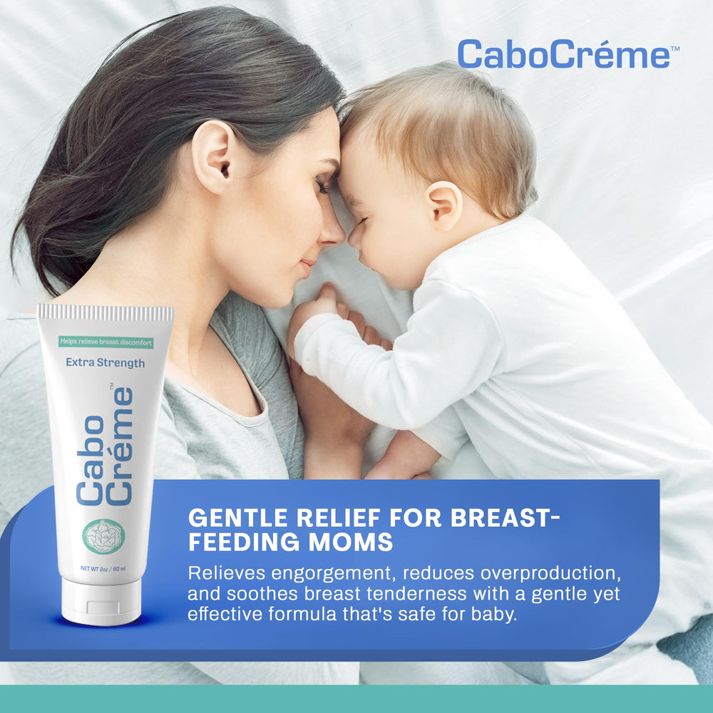 CaboCréme back label ingredients and directions for clear usage guidance
