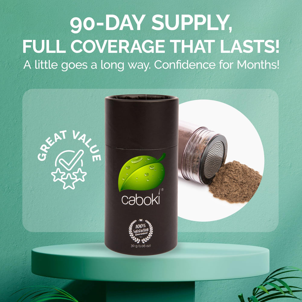 Close-up of Caboki fiber texture highlighting plant-based natural look