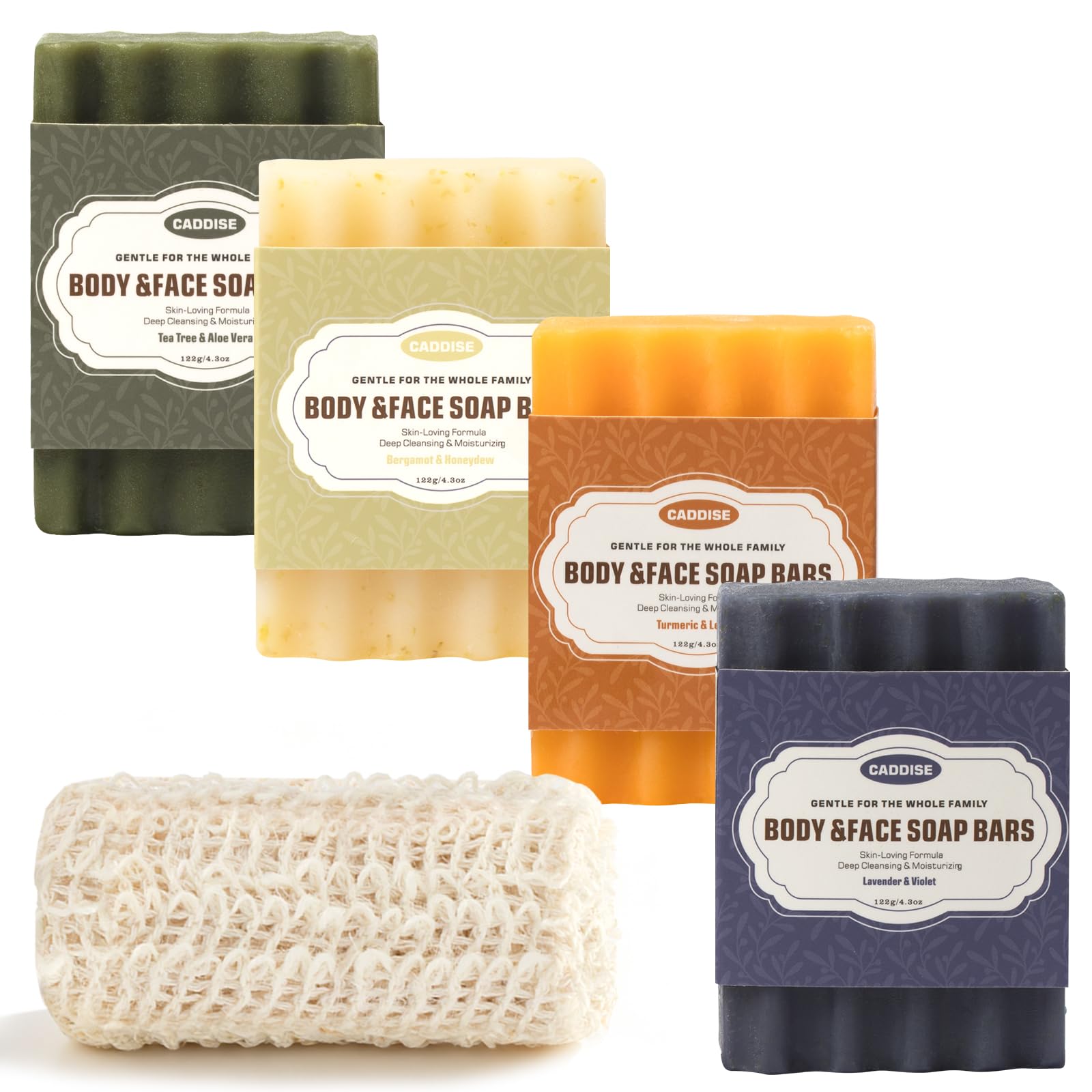 CADDISE bar front packaging showing brand and scent, highlights natural ingredients