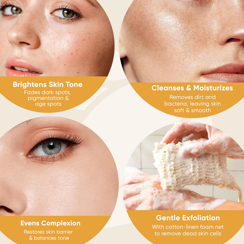CADDISE natural ingredients arranged to show turmeric and oils for brightening