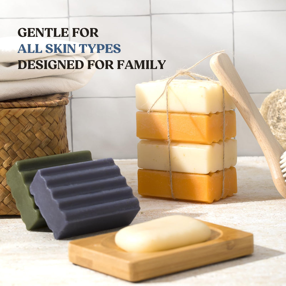 CADDISE soap foam on skin illustrating moisturizing lather and easy rinse-off