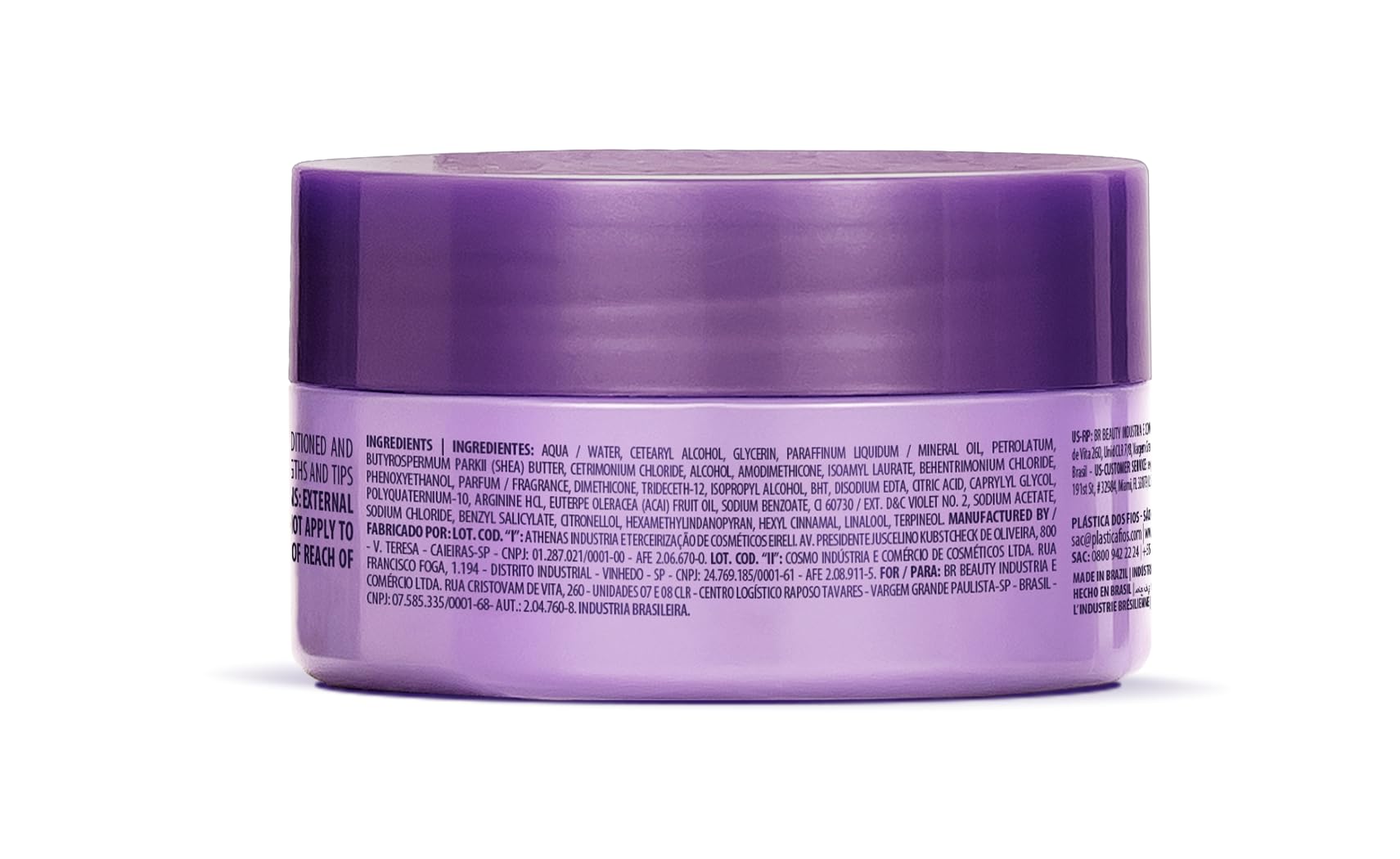 CADIVEU ingredient focus image of keratin and amino acids for fiber repair