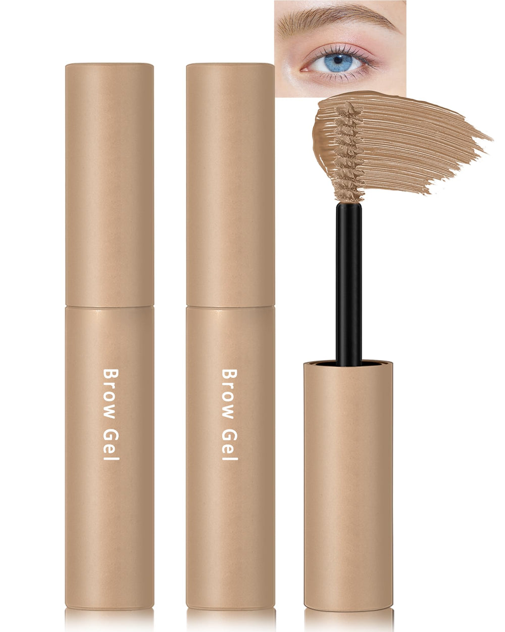Caedelfly front packaging showing two blonde brow gels and benefits