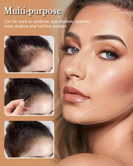 Caedelfly palette beside cosmetics showing compact travel-ready convenience