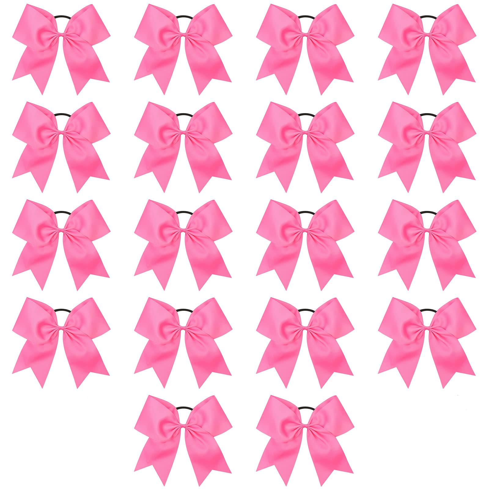 Caenagrion front packaging showing 18 pink cheer bows and convenient storage