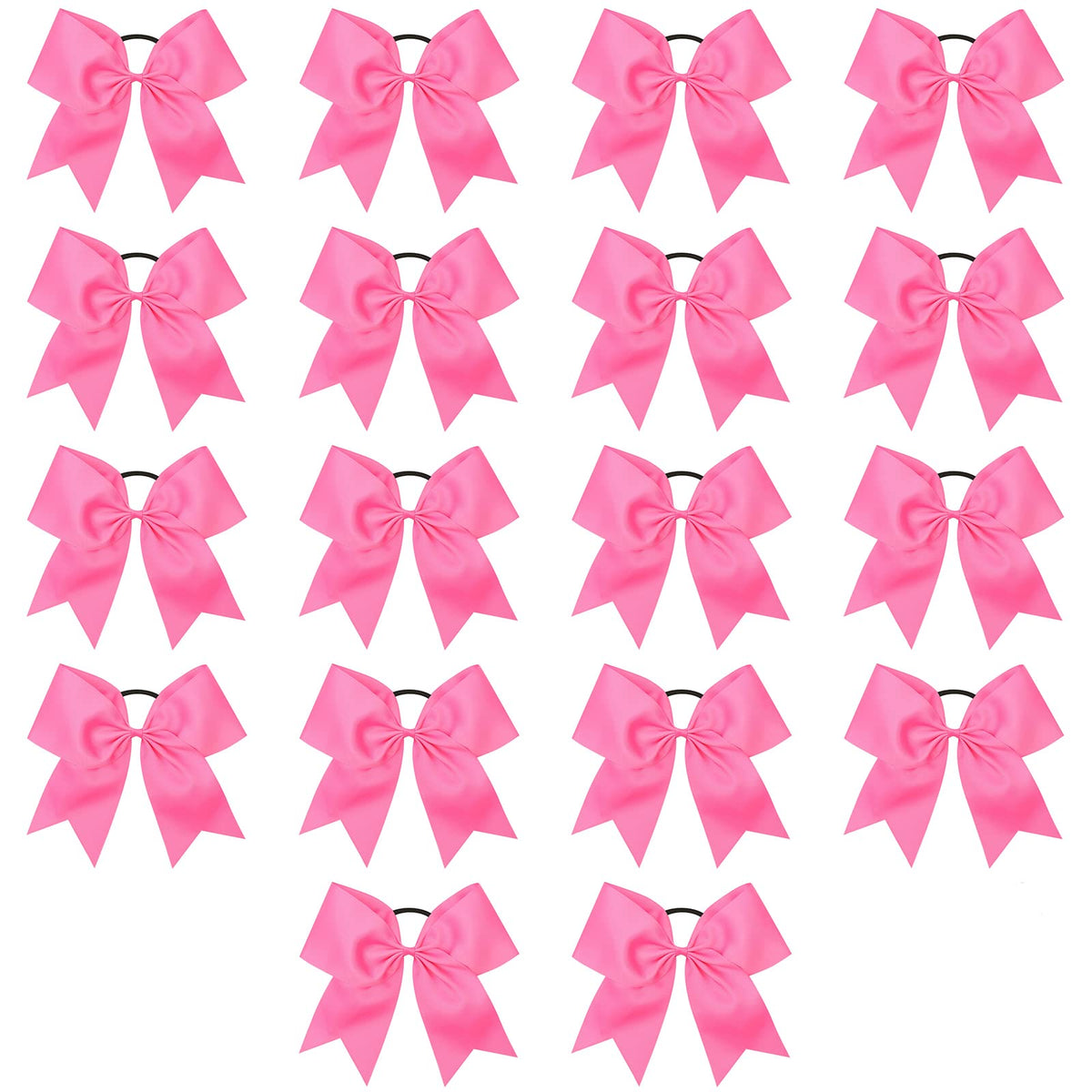 Caenagrion front packaging showing 18 pink cheer bows and convenient storage