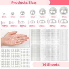 Caffox adhesive-backed pearl sheets peeled to show easy application benefit
