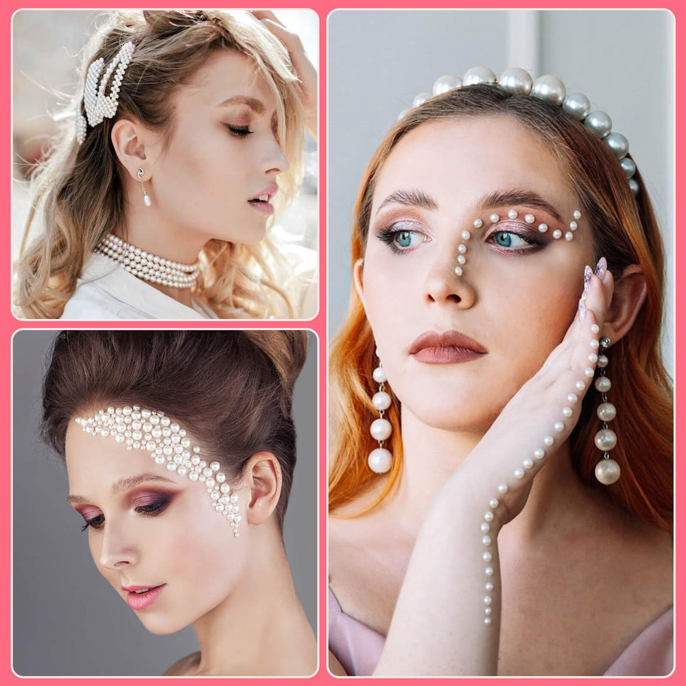 Caffox laid out pearls by size illustrating assortment and planning benefit