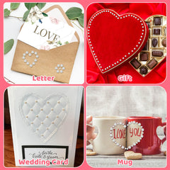 Caffox pearls decorating wedding invite showing elegant craft upgrade benefit