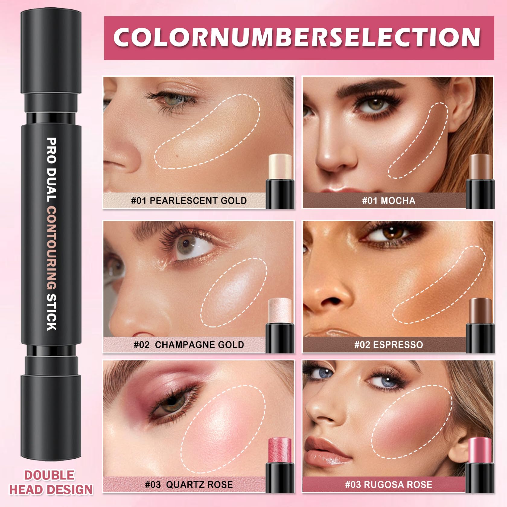 CAHIUYOA tapered brush and blending sponge demonstrating tools for seamless application