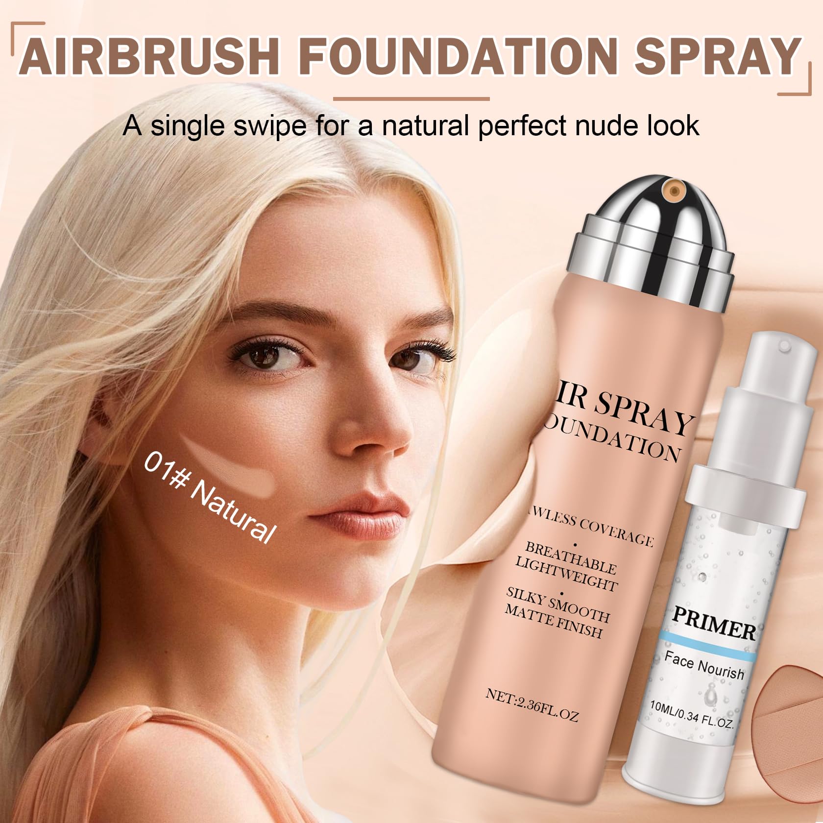CAHIUYOA spray nozzle close-up illustrating even misting benefit