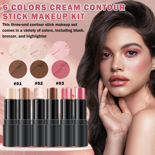 CAHIUYOA double-ended contour sticks with visible shades for easy selection