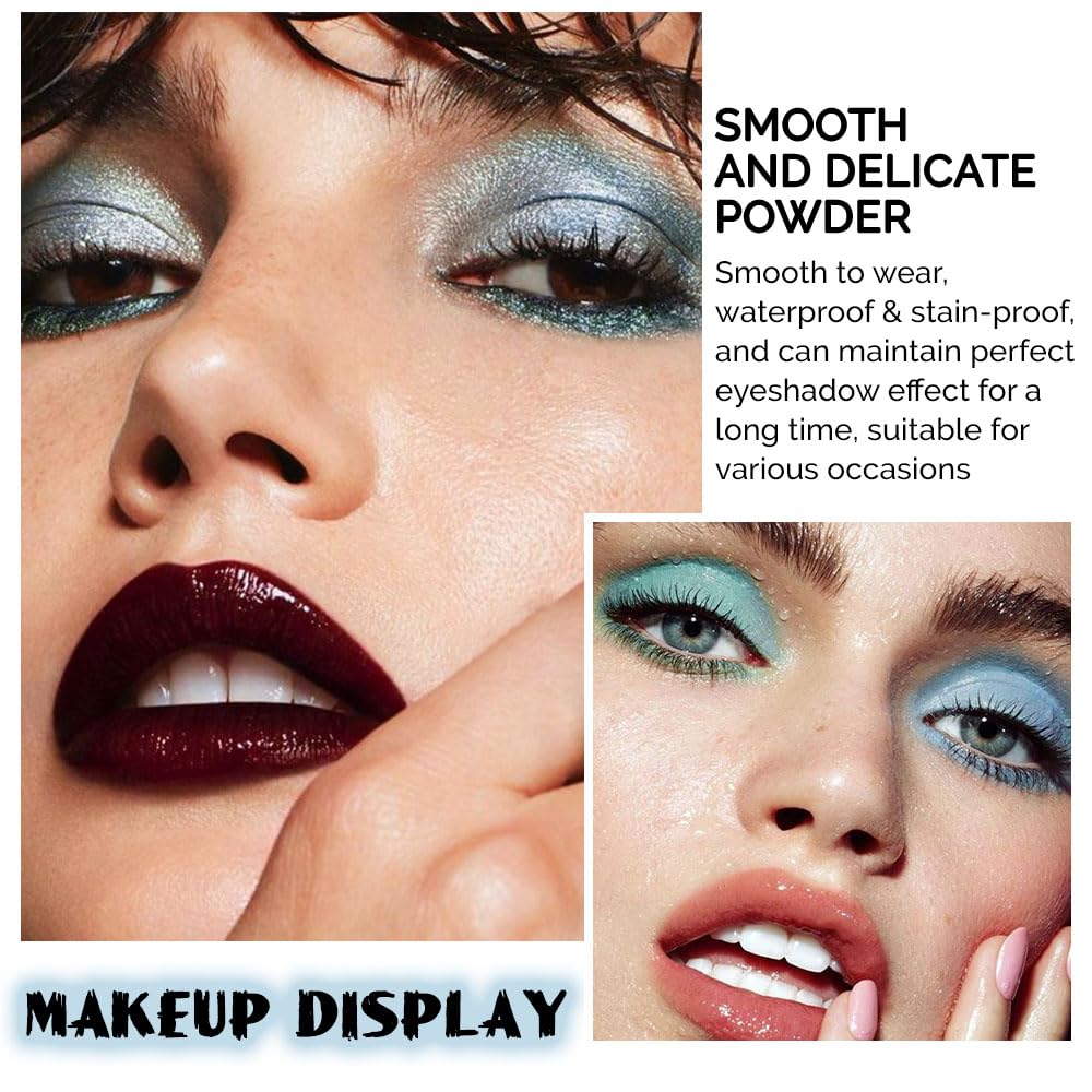 CAKAILA eye swatch arm striping illustrating pigment payoff benefit