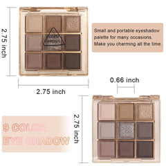 CAKAILA applied on model creating neutral daytime-to-evening eye look
