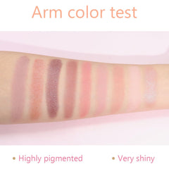 CAKAILA open palette overhead with matte and shimmer shades for versatile looks