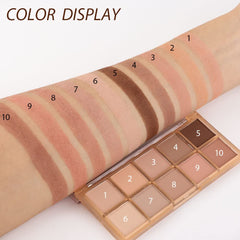 CAKAILA open palette with ten shades, versatile neutral combinations
