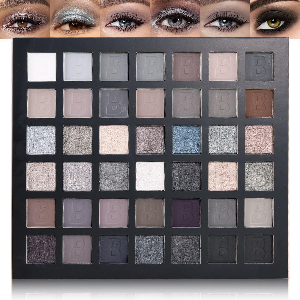 CAKAILA palette front open showing 42 shades and travel-ready layout