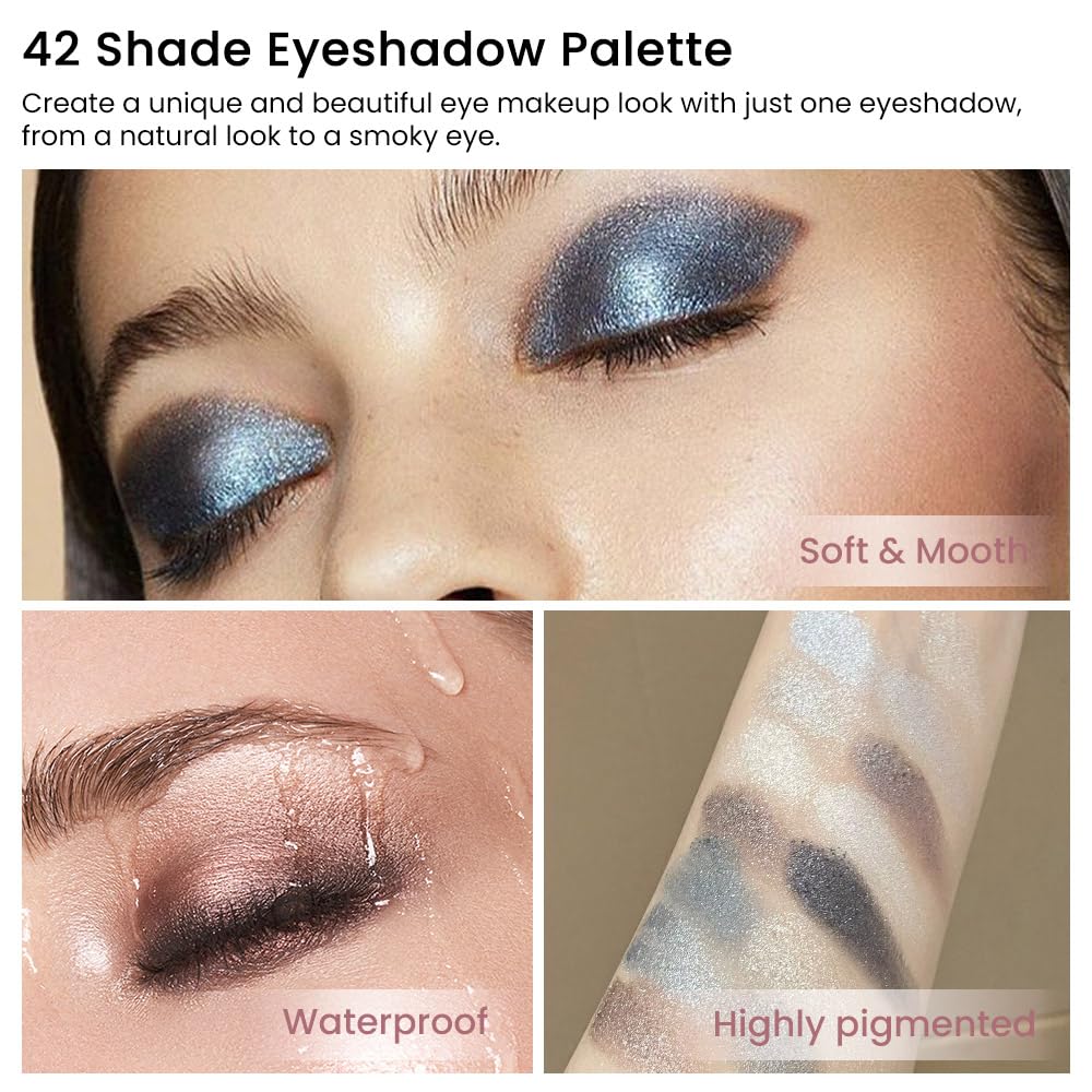 CAKAILA palette inside a makeup bag demonstrating compact portability