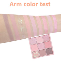 CAKAILA powder texture swatches on arm demonstrating blendable, soft application