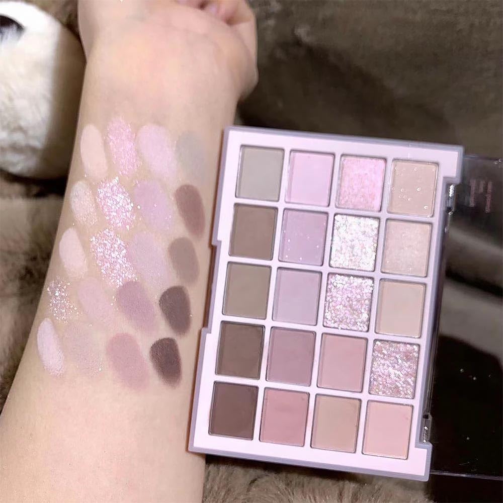 CAKAILA eyeshadow swatches on arm showing true pigmentation and mixability