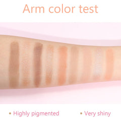 CAKAILA swatch on arm displaying true pigment and wearable neutrals