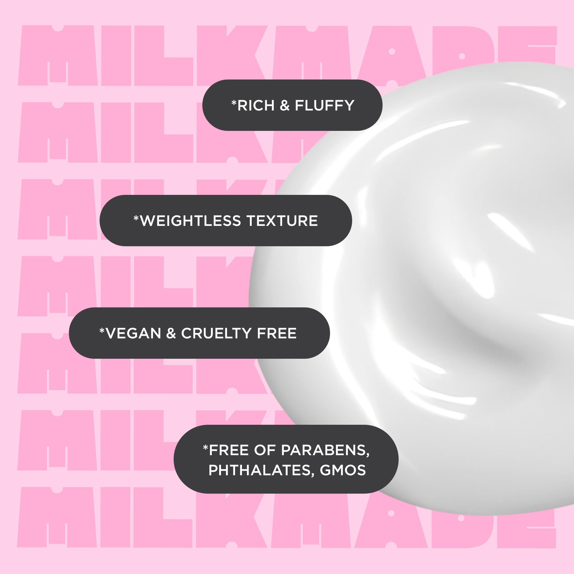 Cake Beauty cream being smoothed on arm demonstrating hydration and non-greasy finish