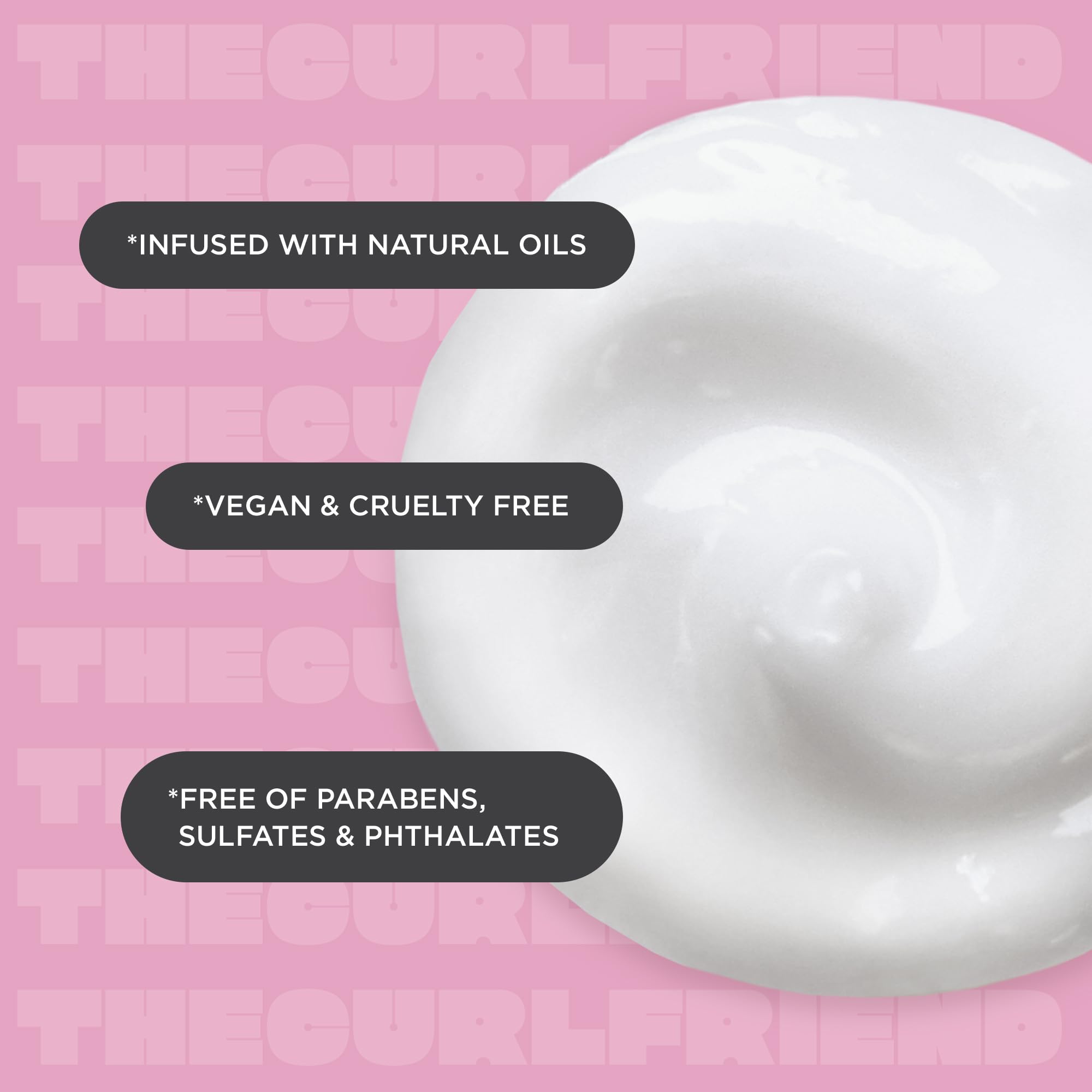 Cake Beauty applying conditioner into curly hair demonstrating smooth detangling and nourishment