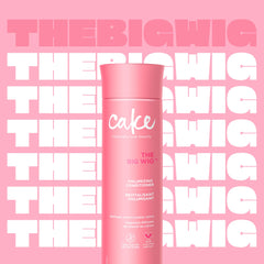 Cake Beauty conditioner pour close-up showing creamy texture and quick absorption benefit