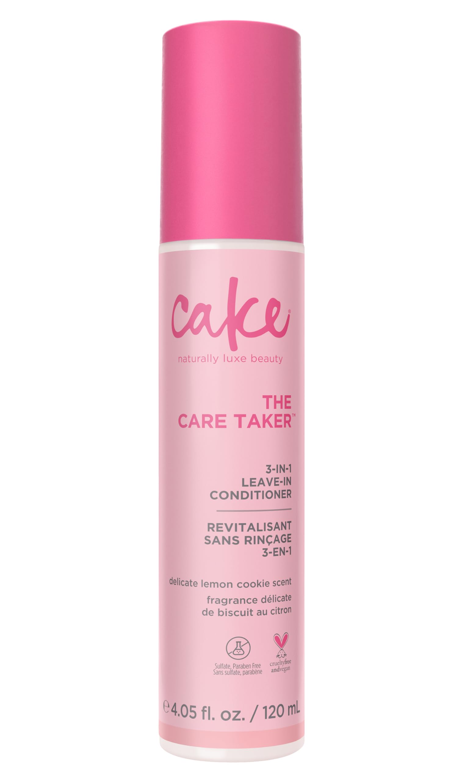 Cake Beauty front packaging showing bottle and label for fast identification and trust
