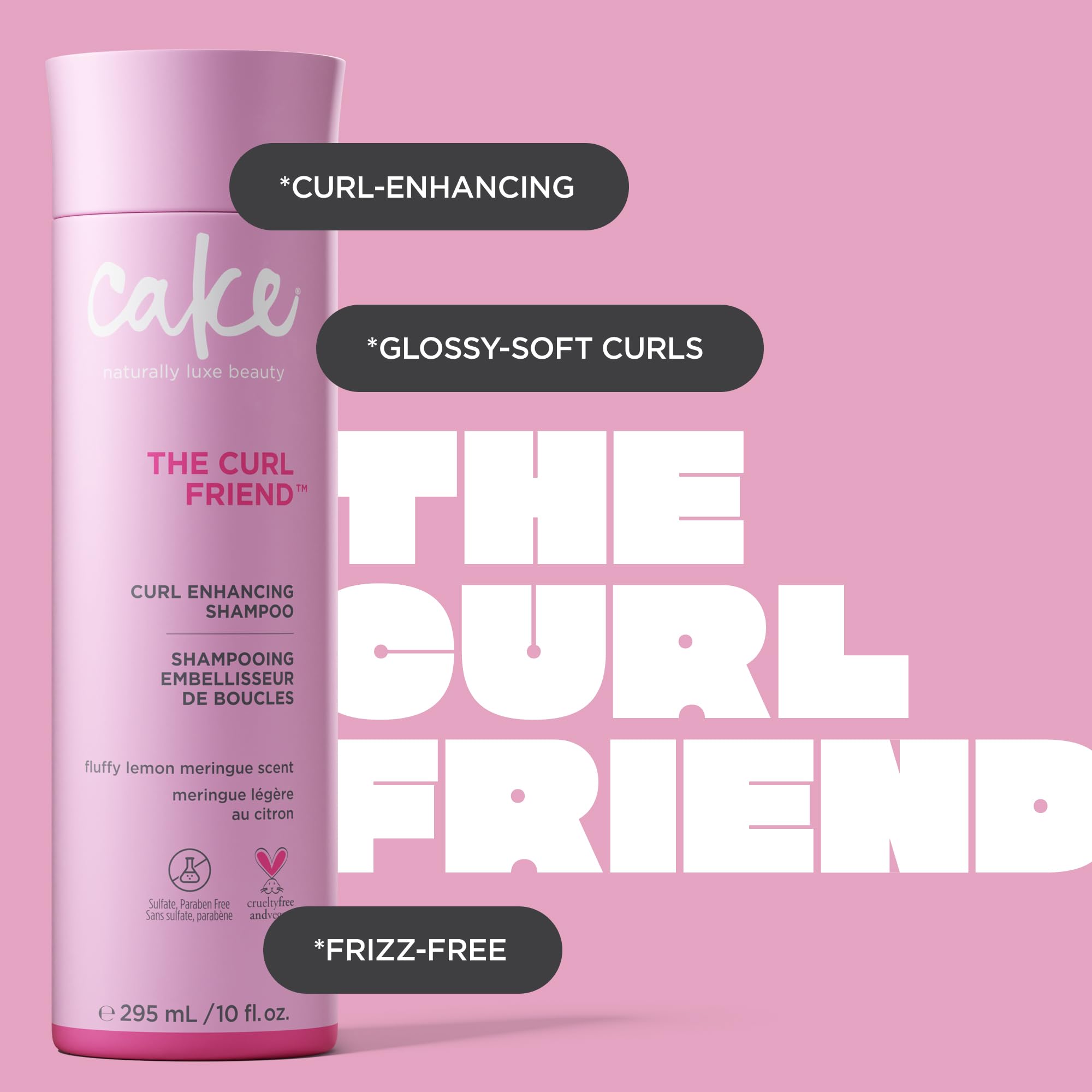Cake Beauty Curl Friend in-shower lifestyle for hydrated curls
