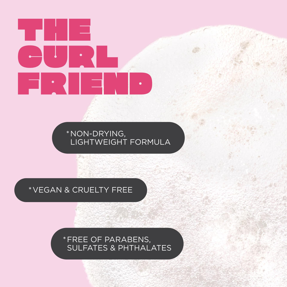 Cake Beauty diffusing curls in a home setting, showcasing volume and frizz control benefits