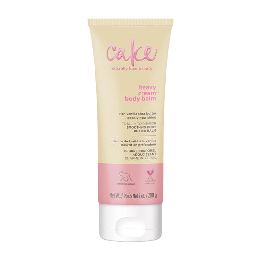 Cake Beauty front label showing 7 oz size and key ingredients for hydration