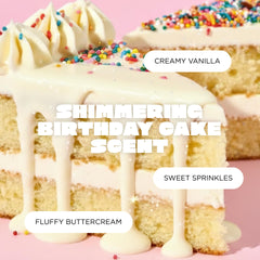 Cake Beauty label detail showing ingredients and vegan benefit
