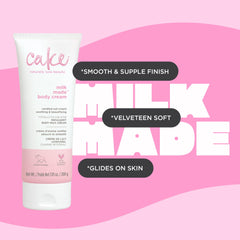 Cake Beauty ingredients label with oat and marshmallow extracts benefits visible