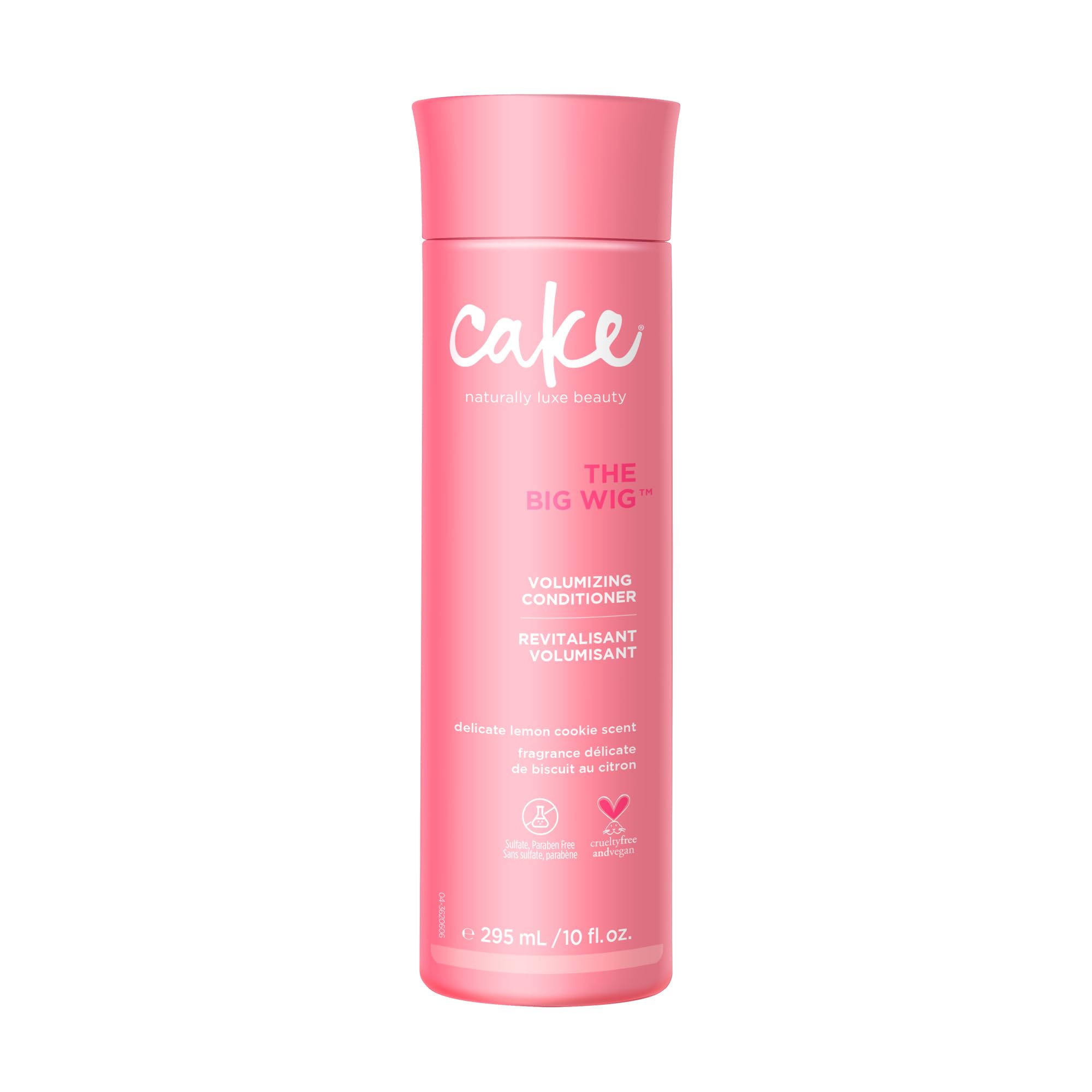 Cake Beauty The Big Wig front bottle showing label and size benefit: clear product identity