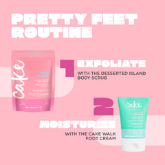 Cake Beauty Walk in bathroom setting suggesting relaxing home spa treatment