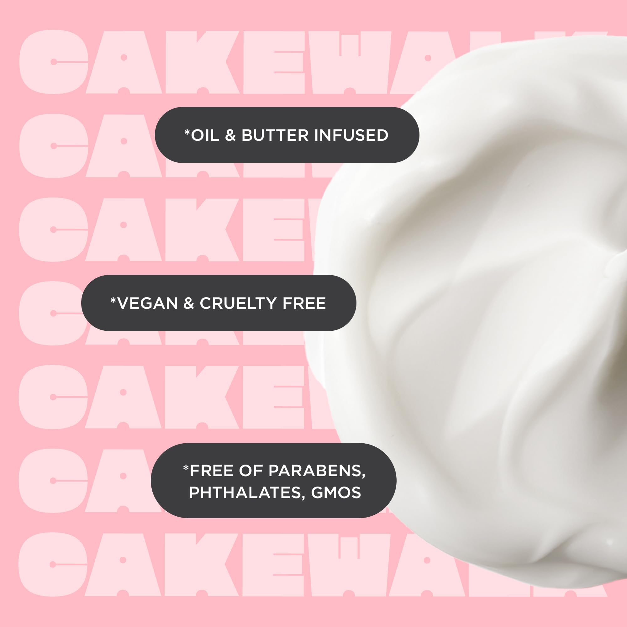 Cake Beauty Walk being massaged into foot to soothe and refresh tired skin