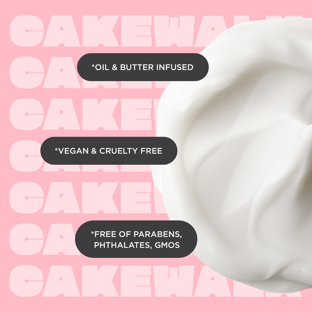 Cake Beauty Walk being massaged into foot to soothe and refresh tired skin