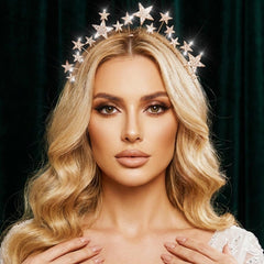 CAKURE festival boho styling showing crown adding standout sparkle