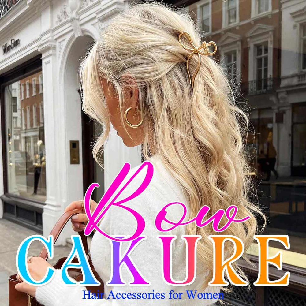 CAKURE clip lifestyle image of woman wearing clip for refined style