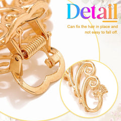 CAKURE clip securing a half-up hairstyle for quick styling and polished look