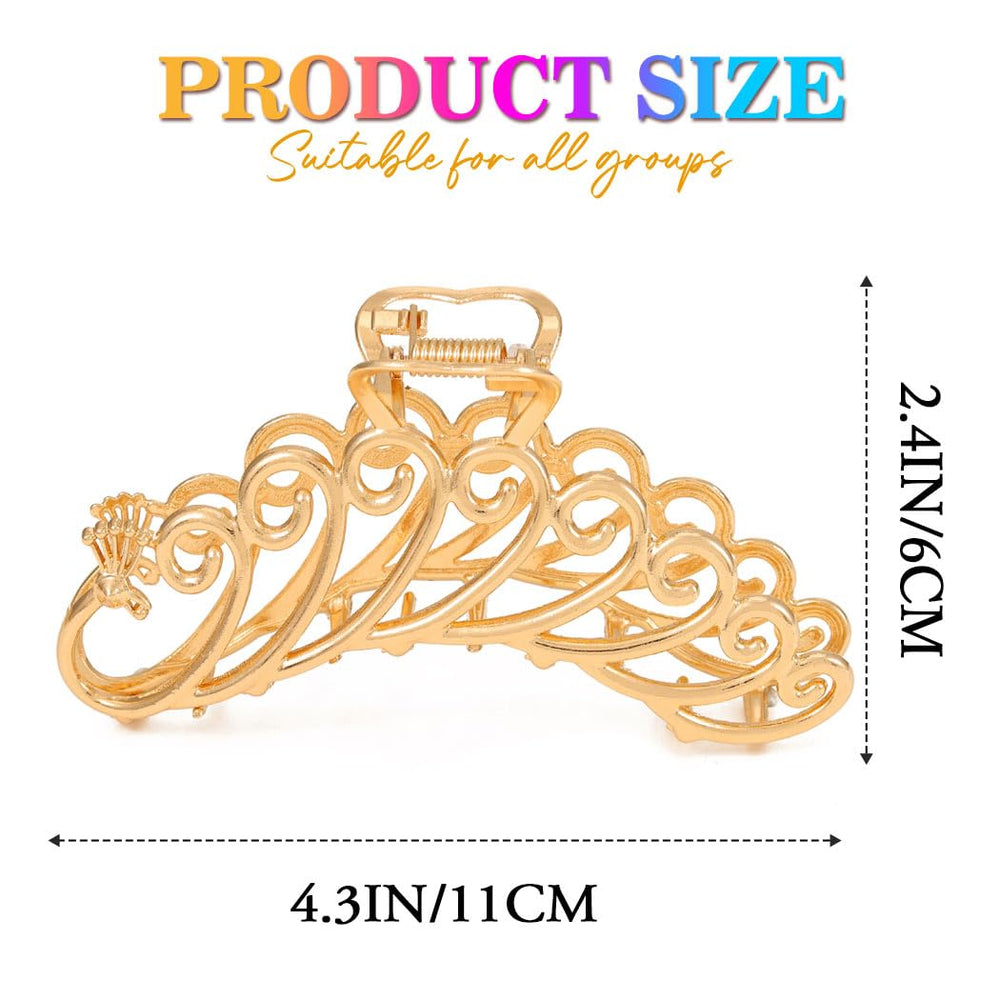 CAKURE clip next to a hand showing 4.3-inch scale for accurate sizing