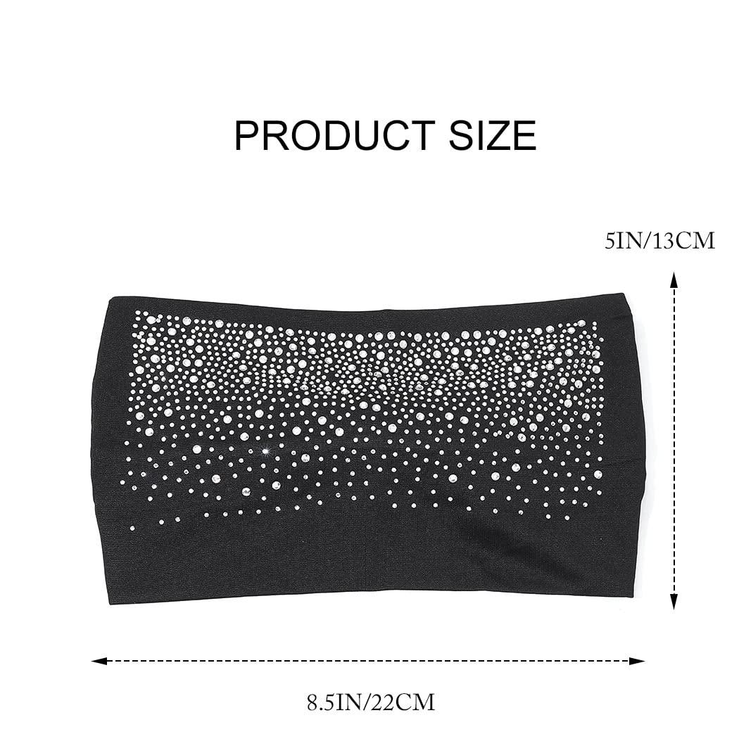 CAKURE close-up of rhinestones highlighting sparkle and secure attachment