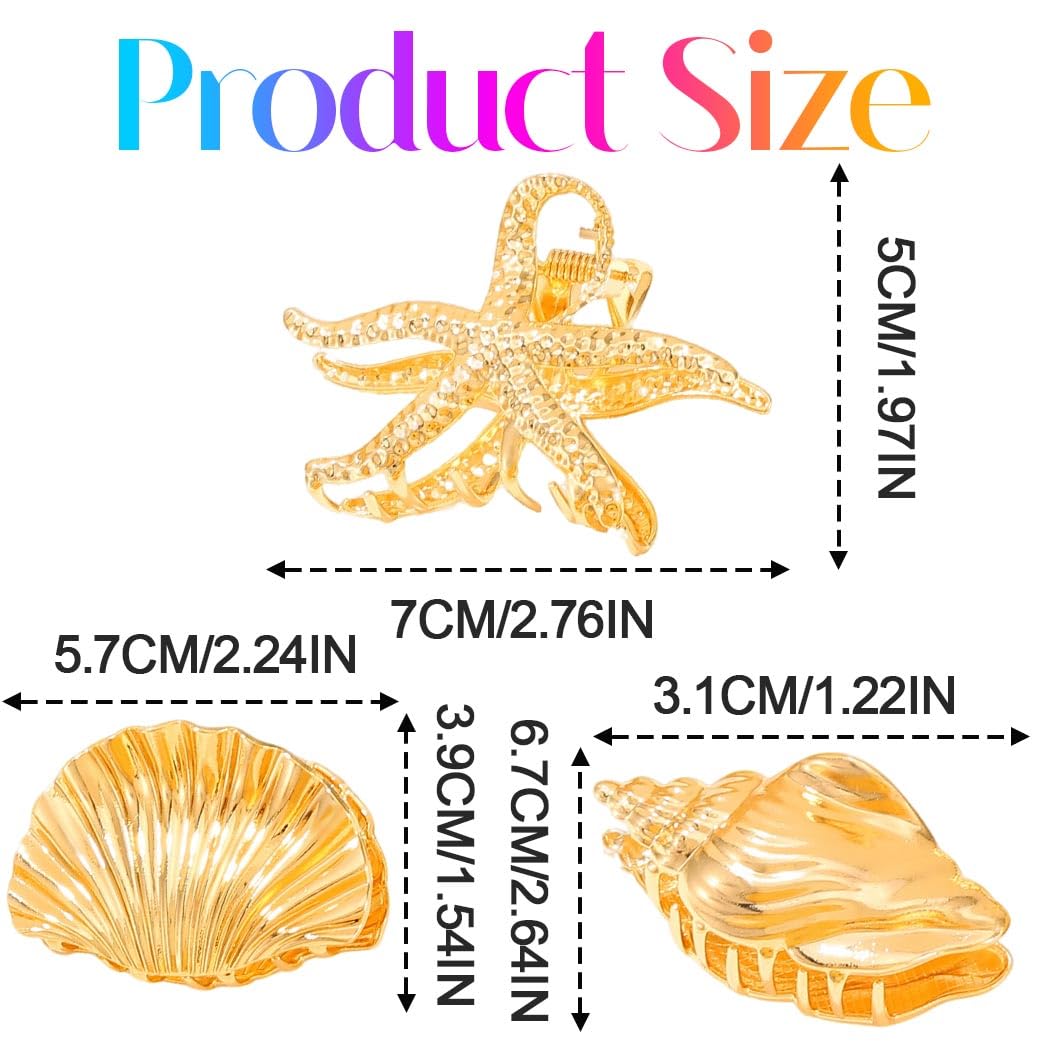 CAKURE conch clip side profile shows shape and grip for durable styling