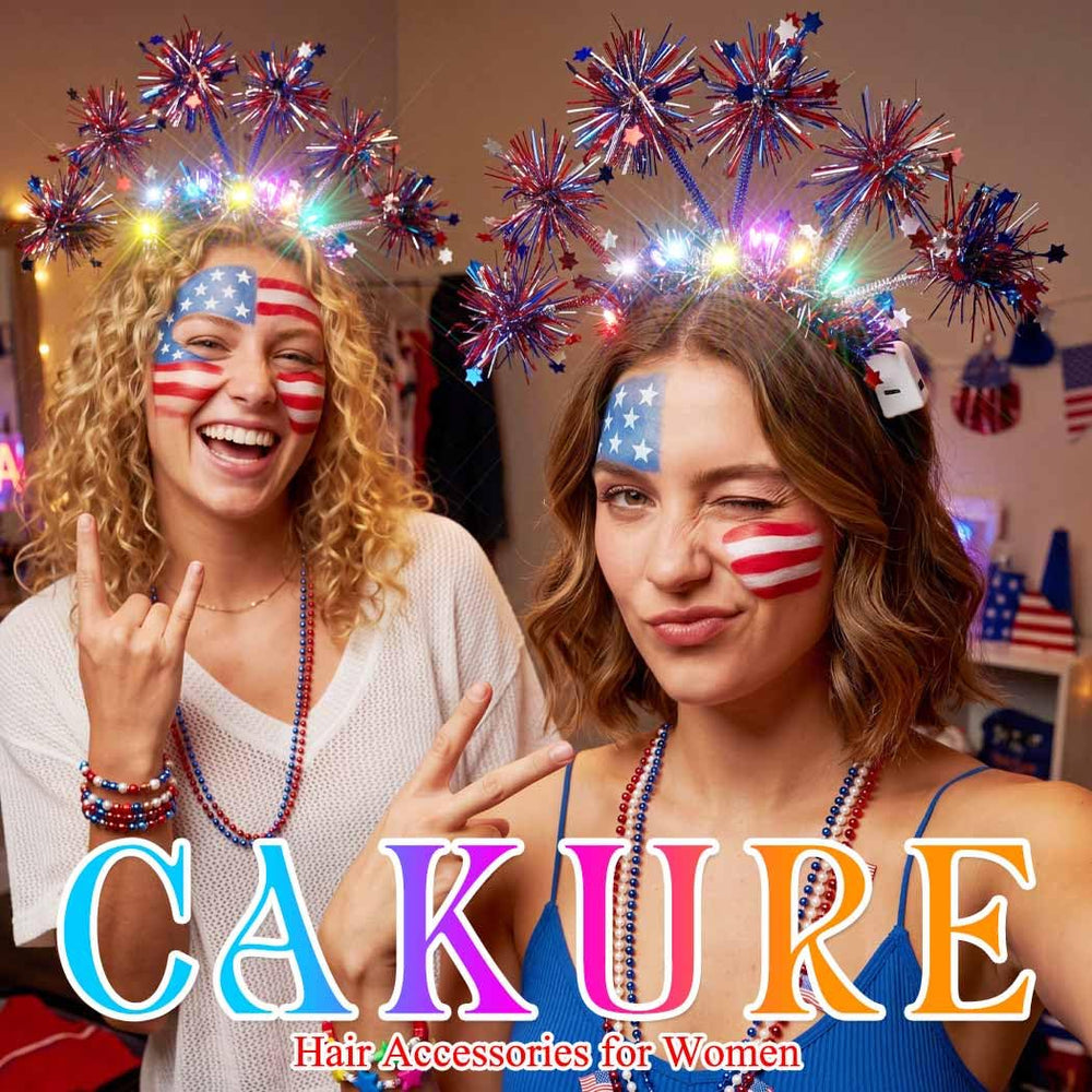 CAKURE worn by parade participant, festive party-ready accessory