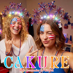 CAKURE worn by parade participant, festive party-ready accessory