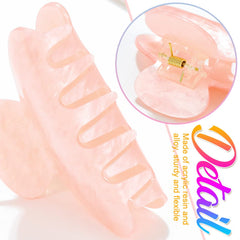 CAKURE clip in a half-up hairstyle offering comfortable, no-pull styling